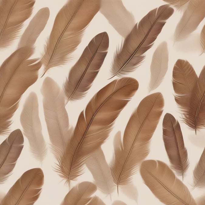 Add a touch of nature to your Thanksgiving decor with this beautiful feather wallpaper.