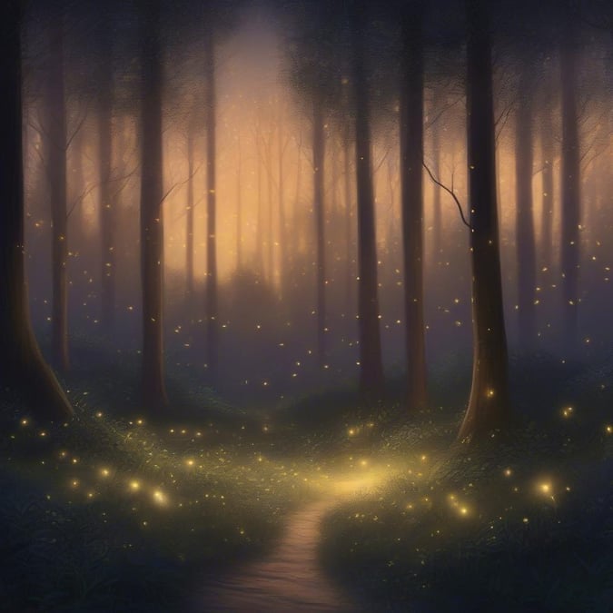 Discover the magical path through the heart of an enchanted forest, where fairies guide you on a journey to find your inner peace.