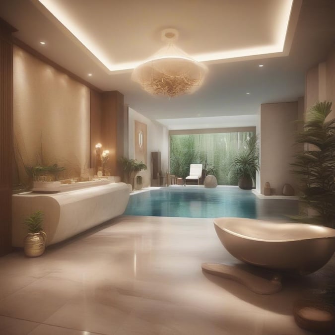 Indulge in the opulence of this stunning bathroom, where every detail exudes elegance and sophistication. The sleek, modern design and luxurious fixtures create a spa-like atmosphere, perfect for relaxation and rejuvenation.