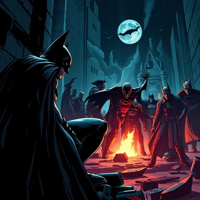 A gripping night in Gotham, where the legendary Dark Knight takes to the streets with his allies.