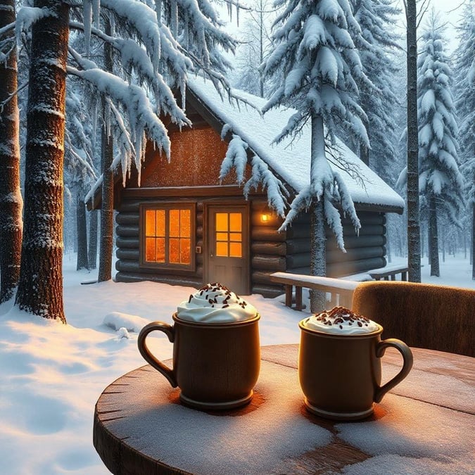 Nothing beats a warm cup of hot chocolate on a cold winter day.