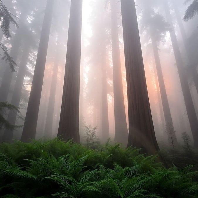 Step into a world of tranquility and awe with this breathtaking forest wallpaper. The towering trees and lush greenery create a sense of serenity, perfect for calming the mind and inspiring the soul.