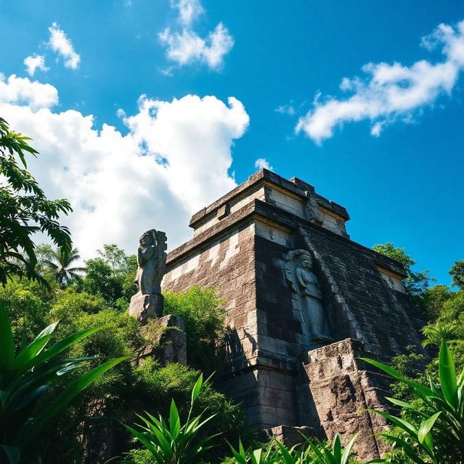 Step into the past and explore the ancient Mayan ruins, a testament to the ingenuity and craftsmanship of a bygone era.