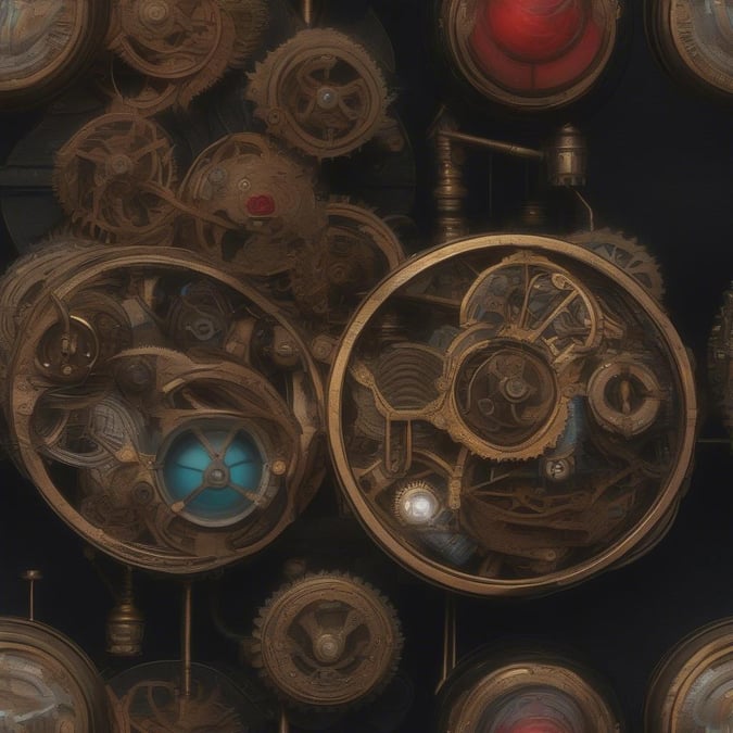 Unleash the power of imagination with this epic gears wallpaper! Get ready to embark on an adventure of fantasy and imagination as you immerse yourself in a world of intricate clockwork mechanisms.