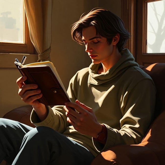 Start the new year with a moment of reflection, surrounded by the warmth of a cozy home and the comfort of a good book.