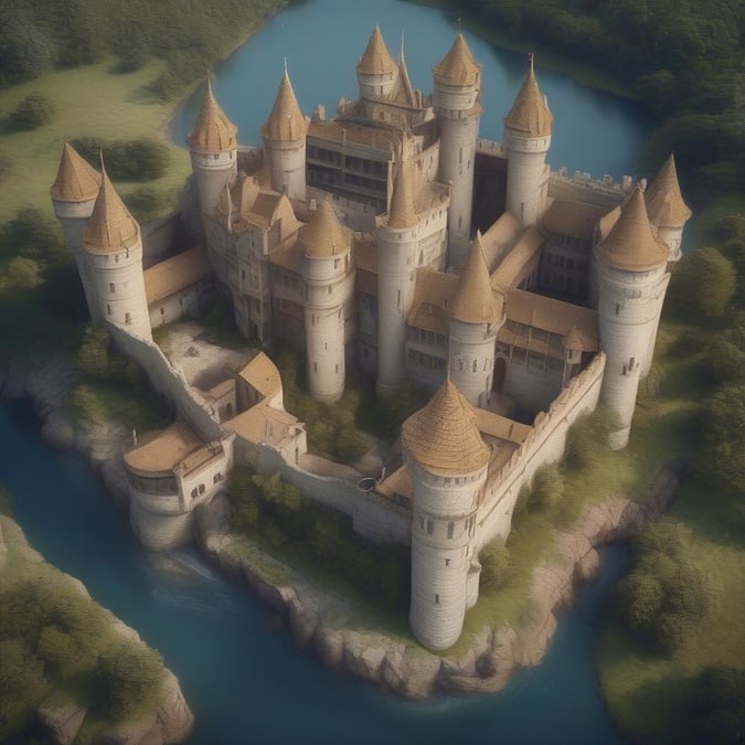 This medieval castle wallpaper is a stunning piece of art that will transport you to a bygone era. The intricate details and majestic architecture of the castle are sure to captivate your imagination and inspire your creativity.