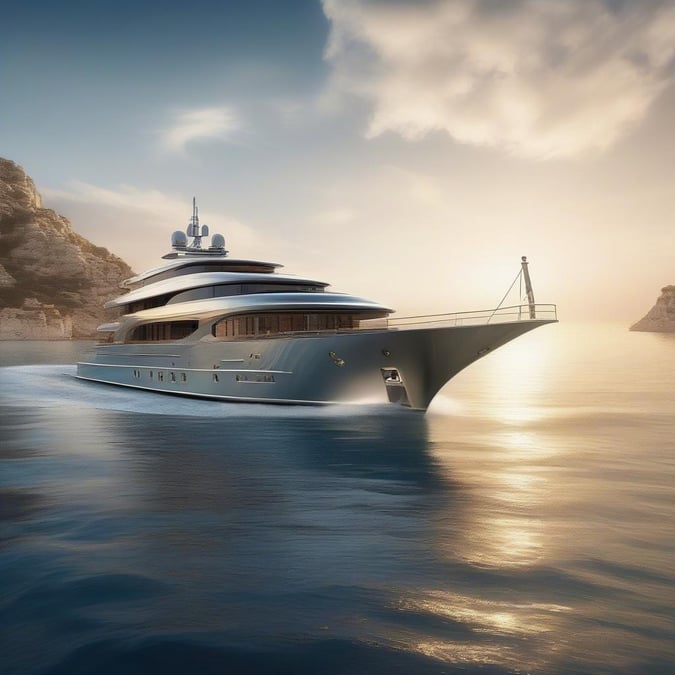 Profitez du luxe et de l'élégance d'une croisière privée en superyacht lors de ce coucher de soleil à couper le souffle. Entourez-vous de la beauté tranquille de la mer tout en profitant des rayons du soleil.