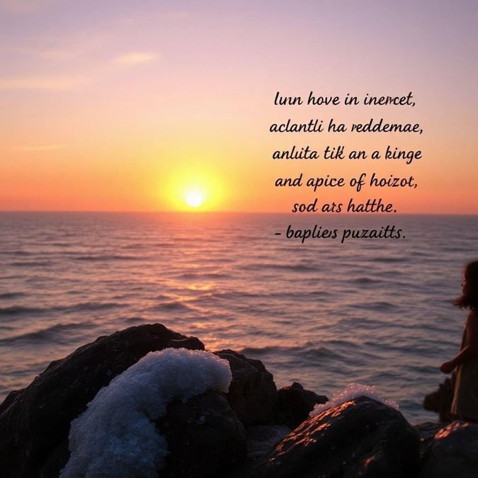 A peaceful sunset backdrop to inspire thought. This quote by Bapsi Narula Punjai encourages us to cherish the simple things and appreciate life's gifts.