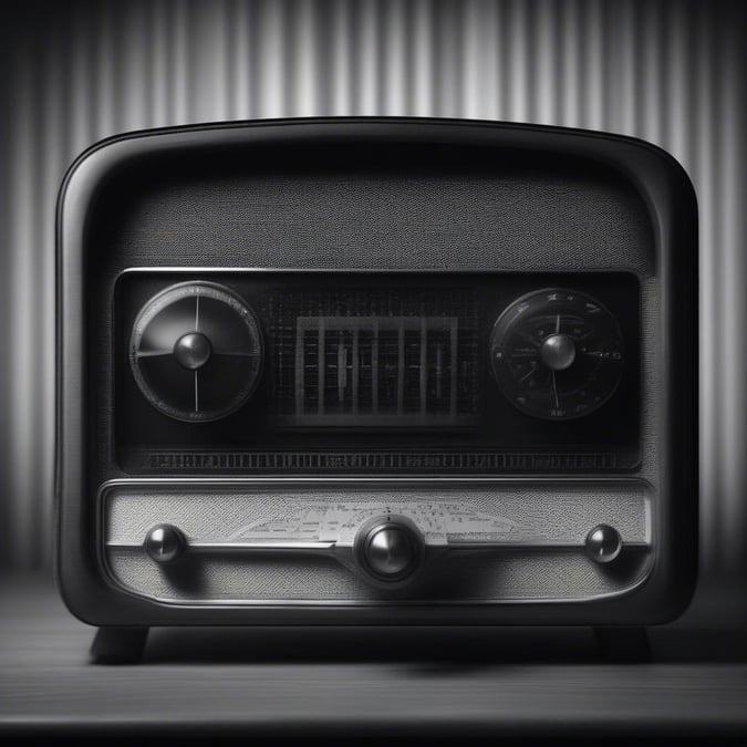 Add a touch of nostalgia to your desktop or mobile device with this vintage radio-themed wallpaper.