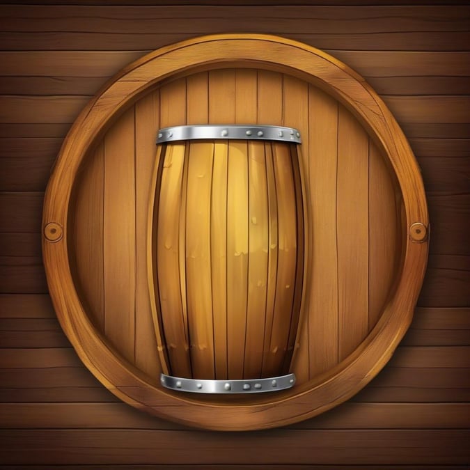 Get ready to celebrate Oktoberfest with this vibrant and festive wallpaper. The image features a large wooden barrel with a metal band around it, set against a backdrop of traditional German architecture. The overall design is perfect for anyone who loves the spirit of Oktoberfest and wants to bring a touch of German culture to their digital life.