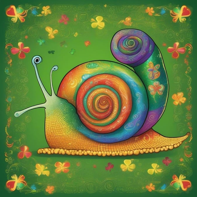 A vibrant and festive slug, ready to celebrate the luck of the Irish on St. Patrick's Day! With colors as lively as a rainbow, this slug will add a dash of joy and luck to your desktop or mobile device.