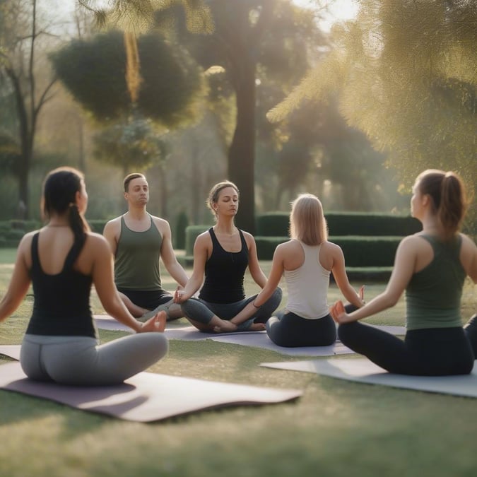 Enjoy the tranquility of a new year with a group yoga session in nature.