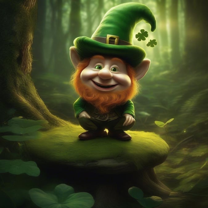 Celebrate the lucky Irish day with our friendly leprechaun, ready to charm you into a pot of gold on your desktop or mobile device.