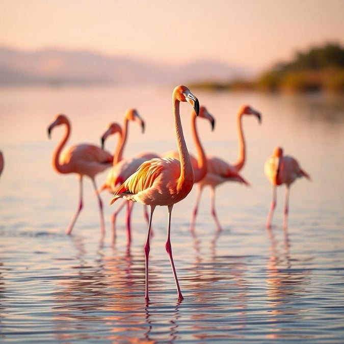 Get ready to be mesmerized by this stunning flamingo wallpaper, perfect for adding a touch of wildlife wonder to your desktop or mobile device.