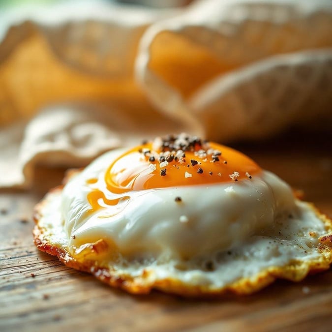 A delicious and appetizing fried egg wallpaper for your desktop or mobile device.