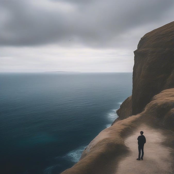 This stunning wallpaper captures the essence of a graduation day, with a breathtaking view of the ocean and a cliff in the background. The image conveys a sense of accomplishment and pride, making it a perfect fit for those celebrating this milestone.