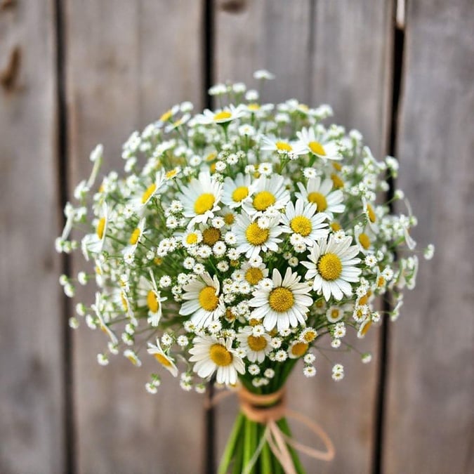 Fresh cut yellow daisies that brighten up any space with their cheerful nature.