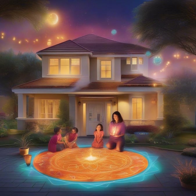 A vibrant and colorful image of a Diwali celebration, showcasing the beauty and joy of this Hindu festival.