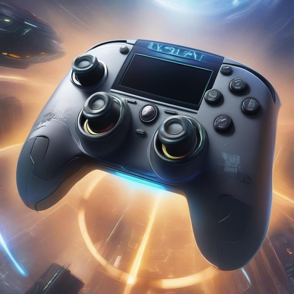 Get ready to level up your gaming experience with this sleek and modern controller wallpaper. Perfect for desktop and mobile use, this image is sure to inspire your next gaming adventure.