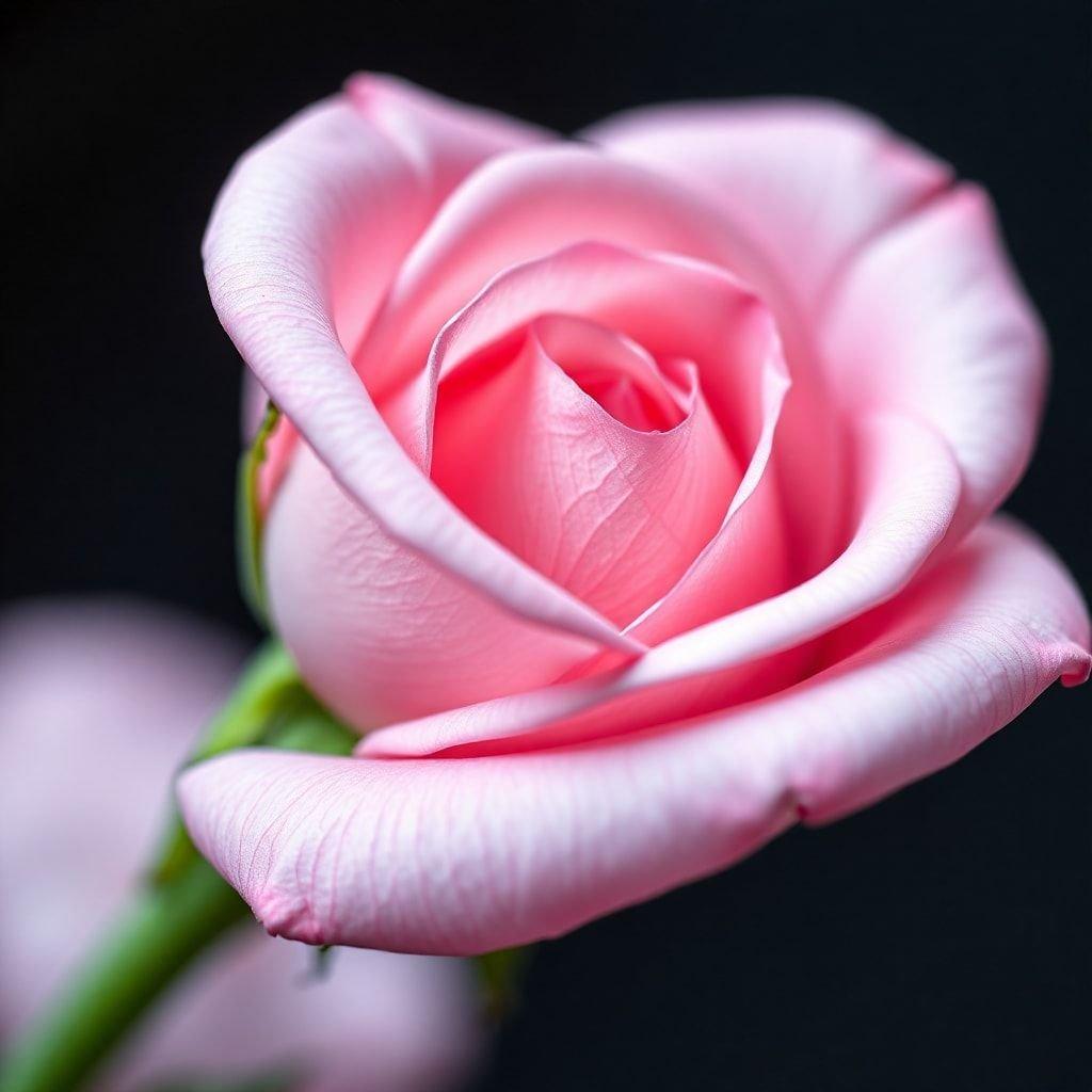 This beautiful pink rose wallpaper is perfect for adding a touch of elegance to your desktop or mobile device.