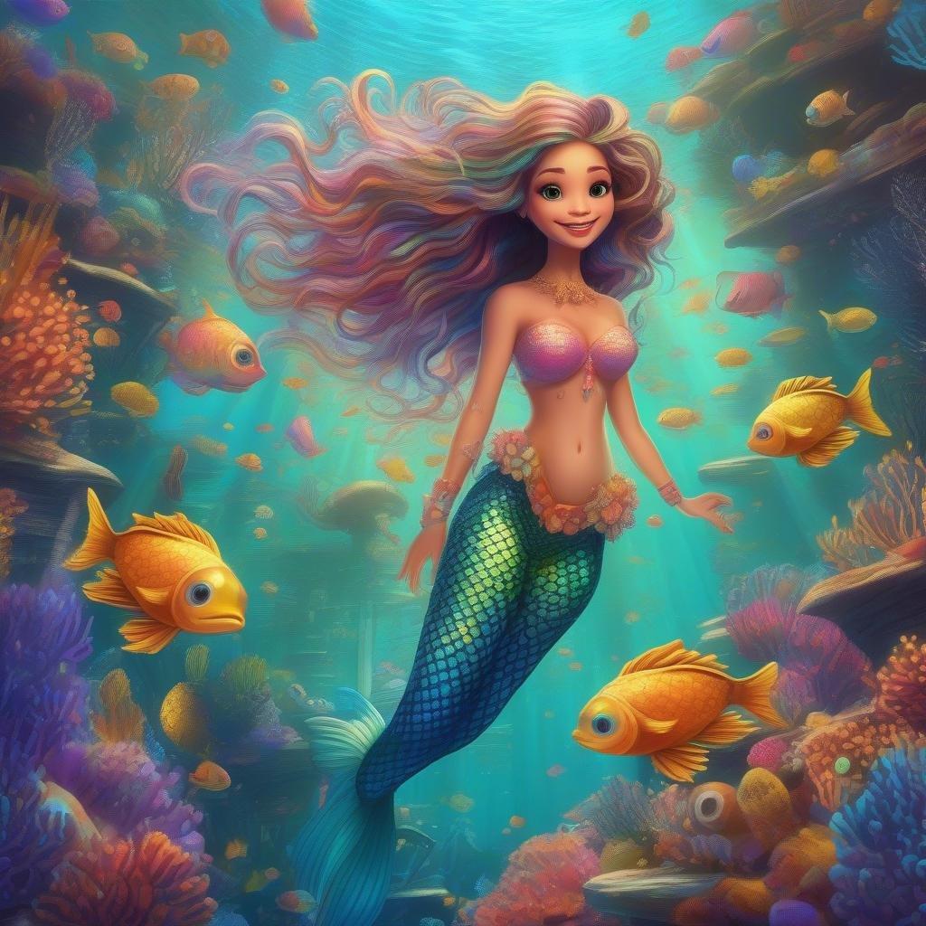 Dive into a world of fantasy and adventure with this captivating mermaid wallpaper, perfect for desktop and mobile use.