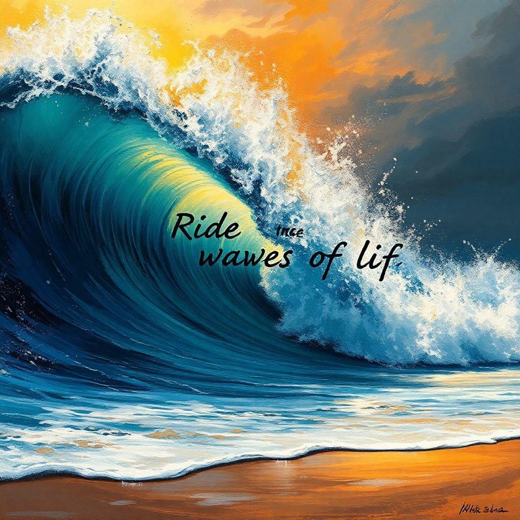 Let the waves of life carry you to new and exciting places.