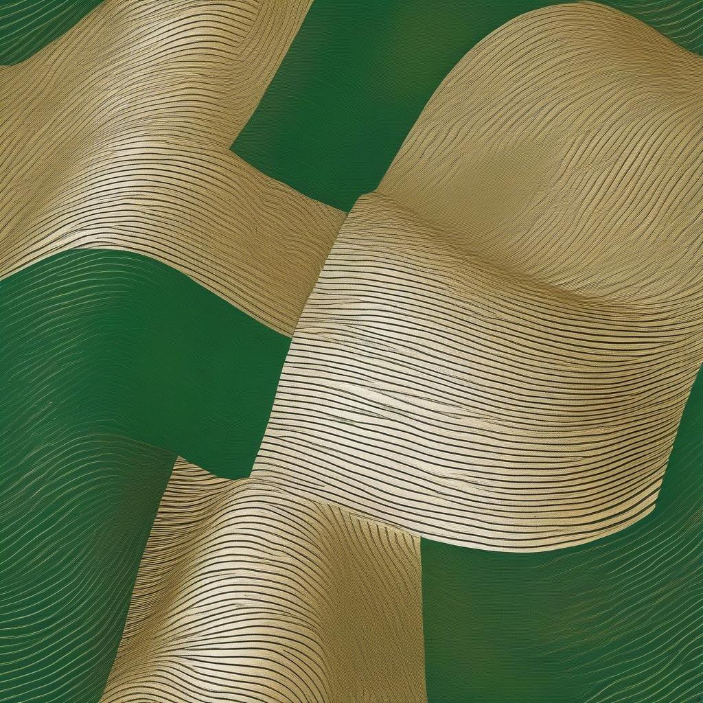 An abstract digital design inspired by the intricate patterns of traditional Irish artwork, perfect for a St. Patrick's Day theme on your desktop or mobile.