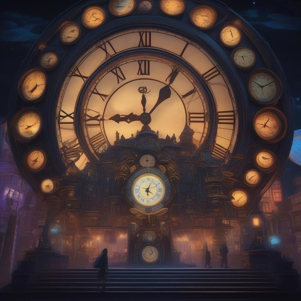 Step into a world of wonder and adventure with this captivating time travel wallpaper. Perfect for fans of science fiction and fantasy, this image transports you to a realm where the past, present, and future collide.