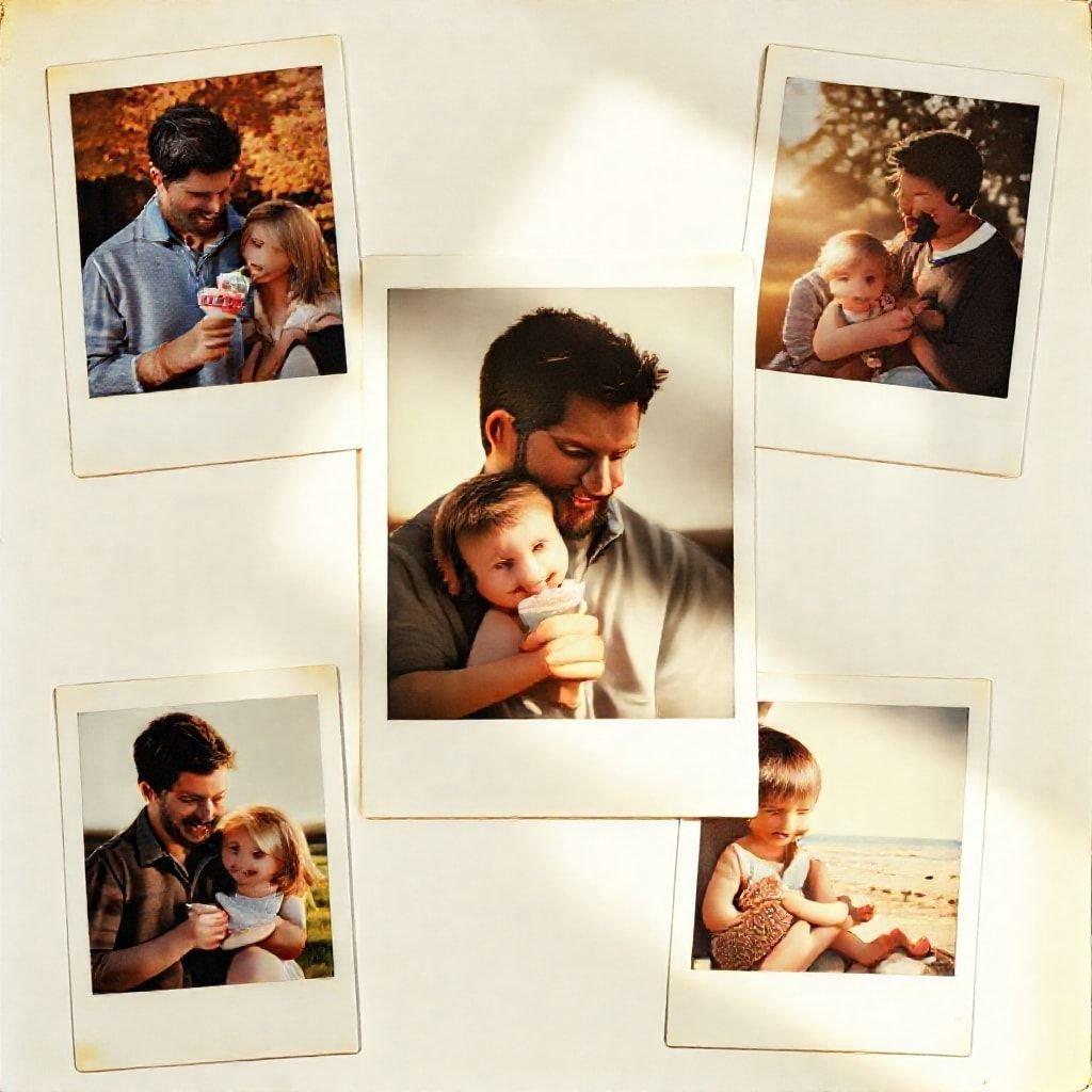 A collage of beautiful moments shared between dads and their daughters. Celebrate Father's Day with these heartwarming family memories!