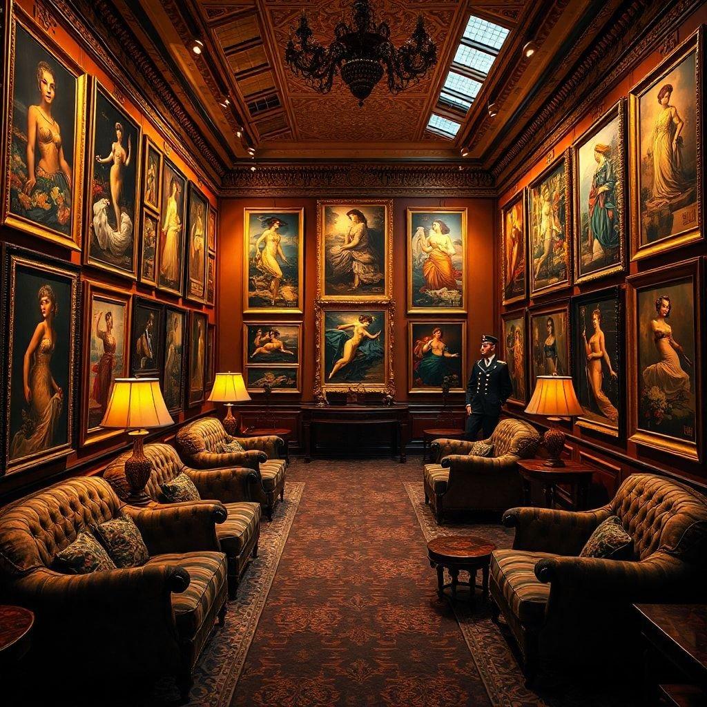 Experience the finest art in an opulent setting, where luxurious craftsmanship meets timeless beauty.