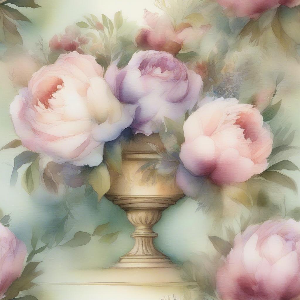 A beautiful floral arrangement with soft-colored peonies, perfect for special occasions or to brighten up your space.