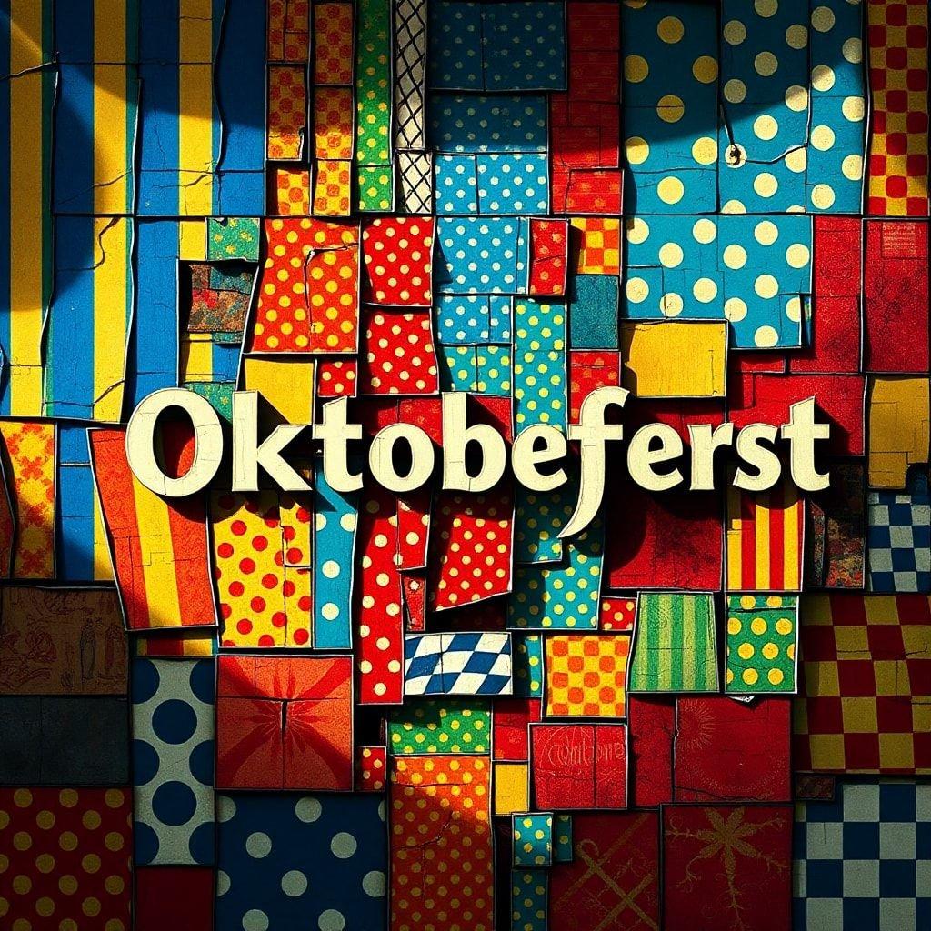 Get into the festive spirit with this vibrant Oktoberfest wallpaper, perfect for desktop and mobile use. Celebrate the joy of German culture and beer with this colorful design.