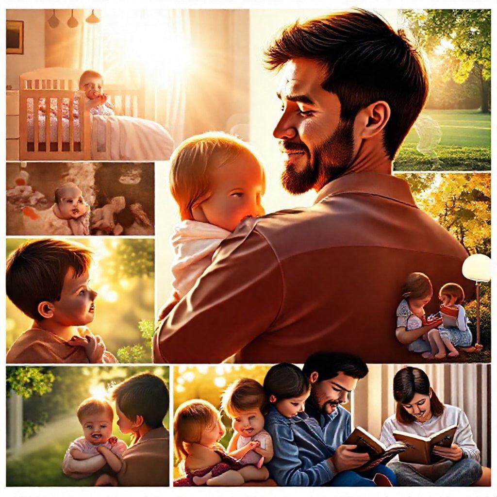 This wallpaper is perfect for celebrating Father's Day with a heartwarming image of a father and child. The image captures the special bond between a father and child, making it a great addition to any desktop or mobile device.