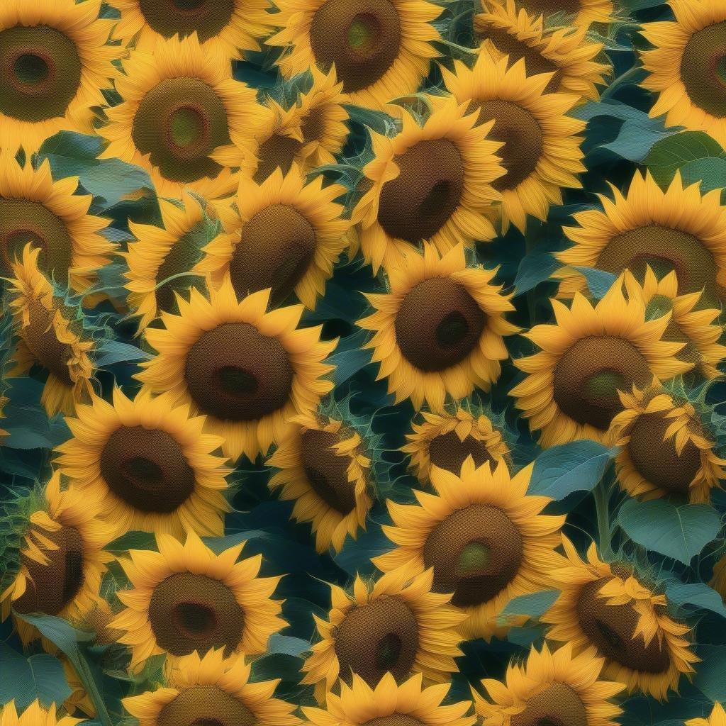 Brighten up your day with this stunning sunflower wallpaper, perfect for adding a touch of warmth and beauty to your desktop or mobile device.