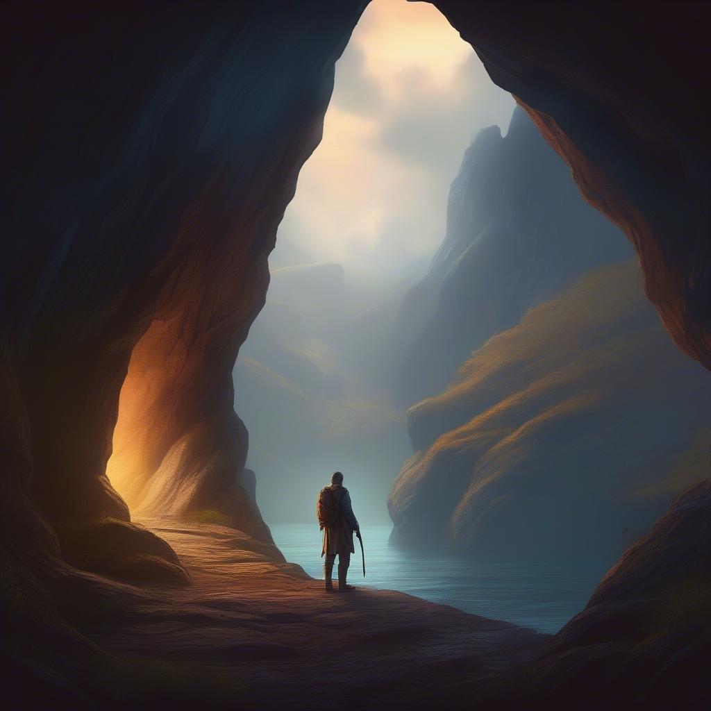 Embark on a thrilling journey through mysterious landscapes in this immersive gaming wallpaper.