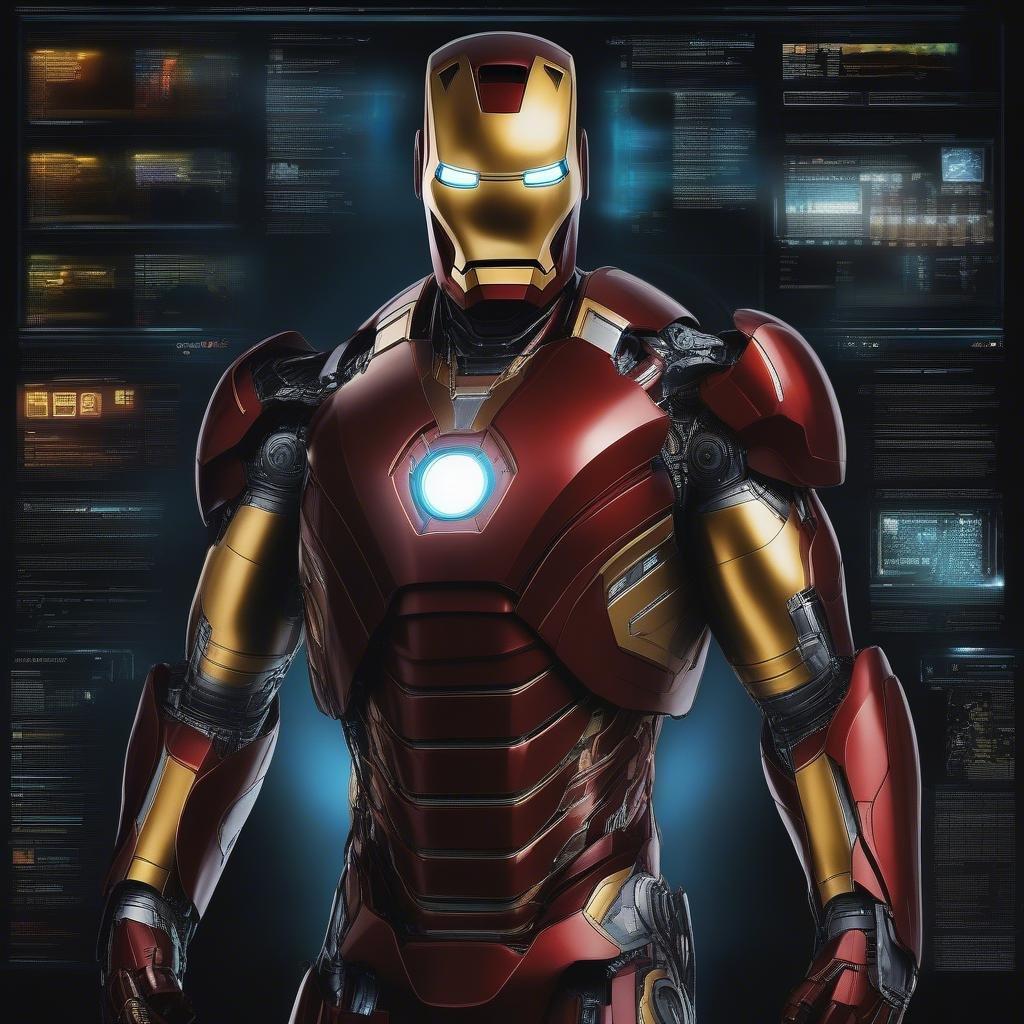 Embrace the spirit of comic legends with this stunning Iron Man wallpaper.