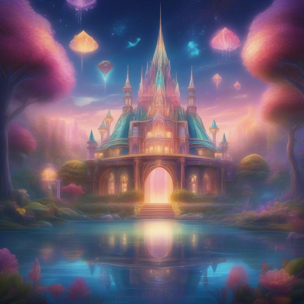 This enchanting wallpaper transports you to a world of fantasy and imagination, perfect for kids and cartoon lovers alike.