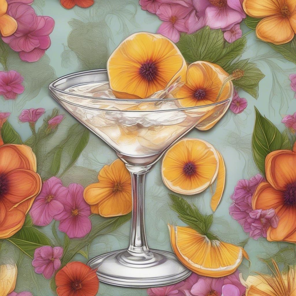 Savor the taste of a summer vacation with this refreshing tropical martini. Handcrafted with fresh fruit and creamy cocktails, this drink is the perfect treat for any occasion.