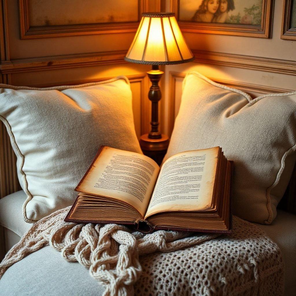 Get lost in a good book in this cozy reading nook.