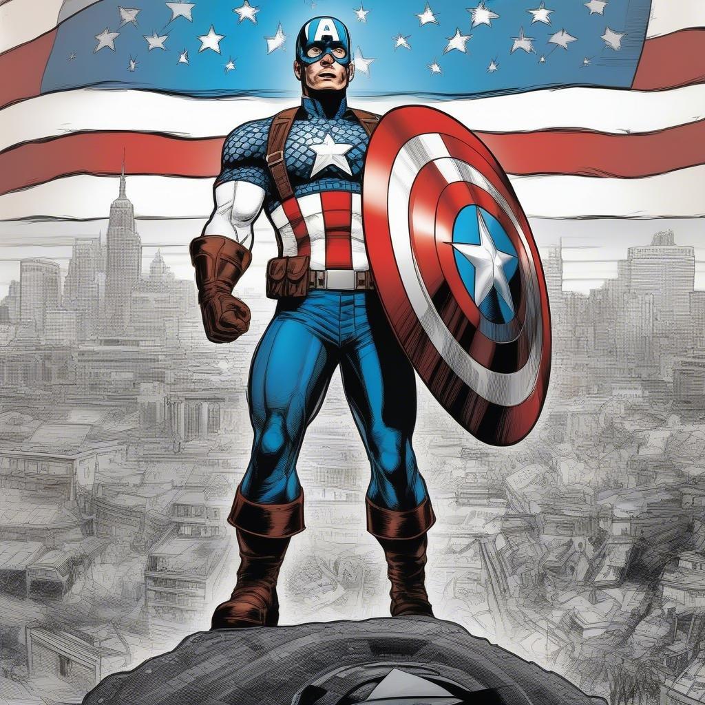 Get ready to save the world with this epic Captain America wallpaper!