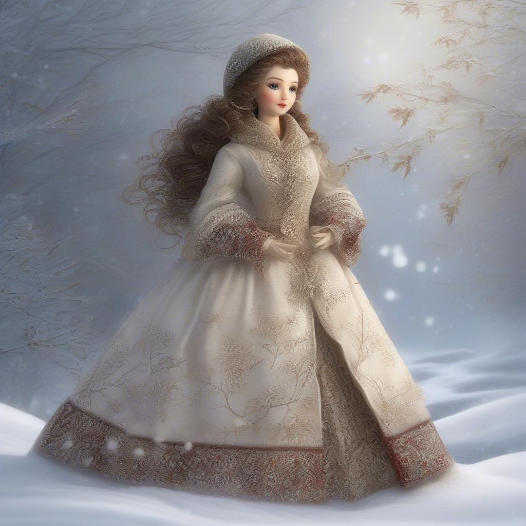 A festive take on the classic Cinderella story, dressed in a beautiful Christmas gown.