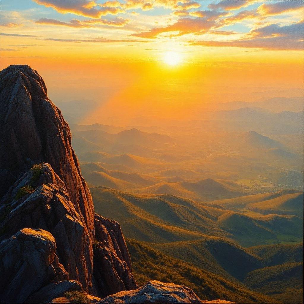 Experimenta la serena belleza de las montañas silueteadas contra el cálido resplandor de un atardecer. Este fondo de pantalla captura la tranquilidad y la grandeza de los paisajes naturales, perfecto para tu escritorio o fondo de pantalla móvil.