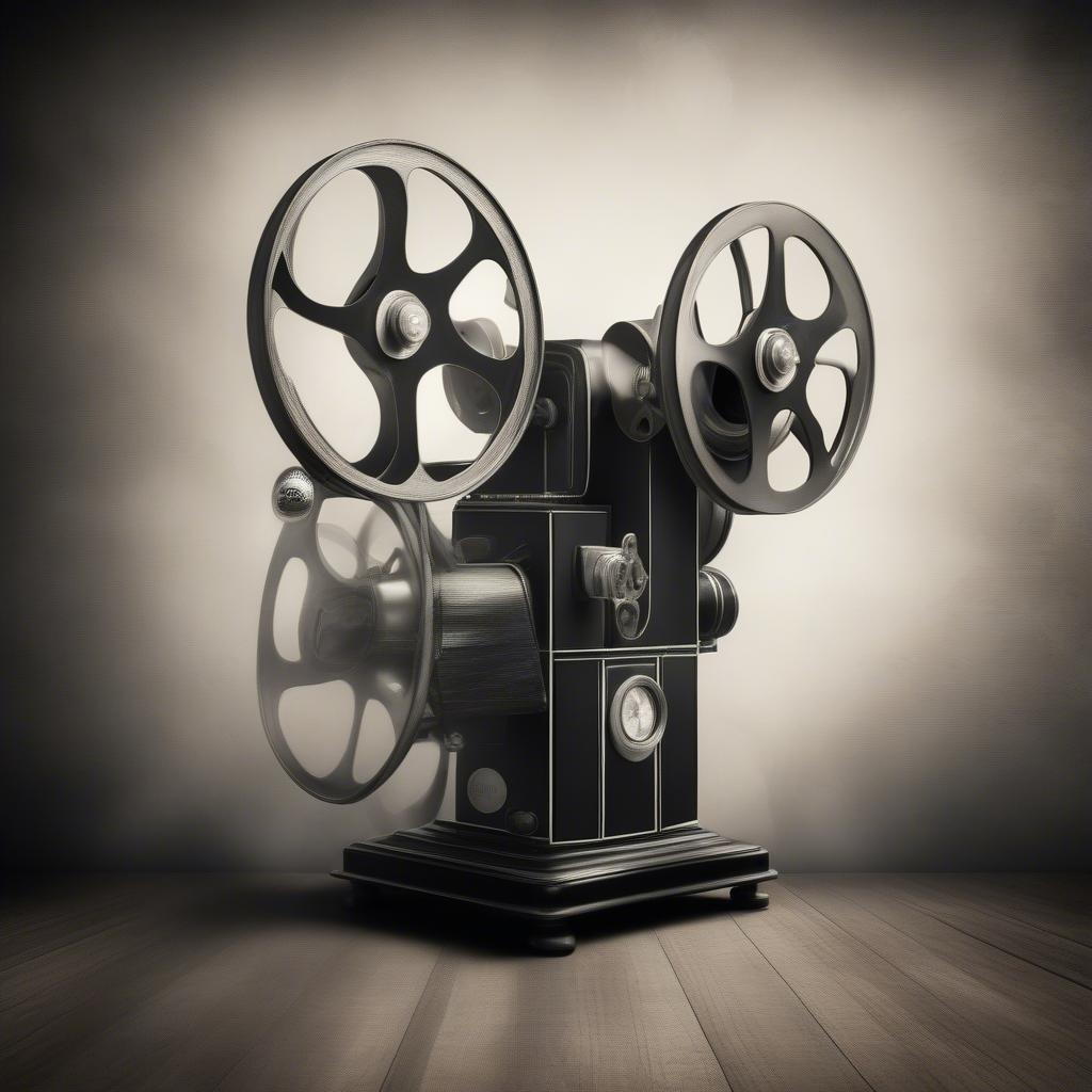 Add a touch of nostalgia to your desktop or mobile with this vintage film projector wallpaper. Perfect for film enthusiasts and those who appreciate retro aesthetics.