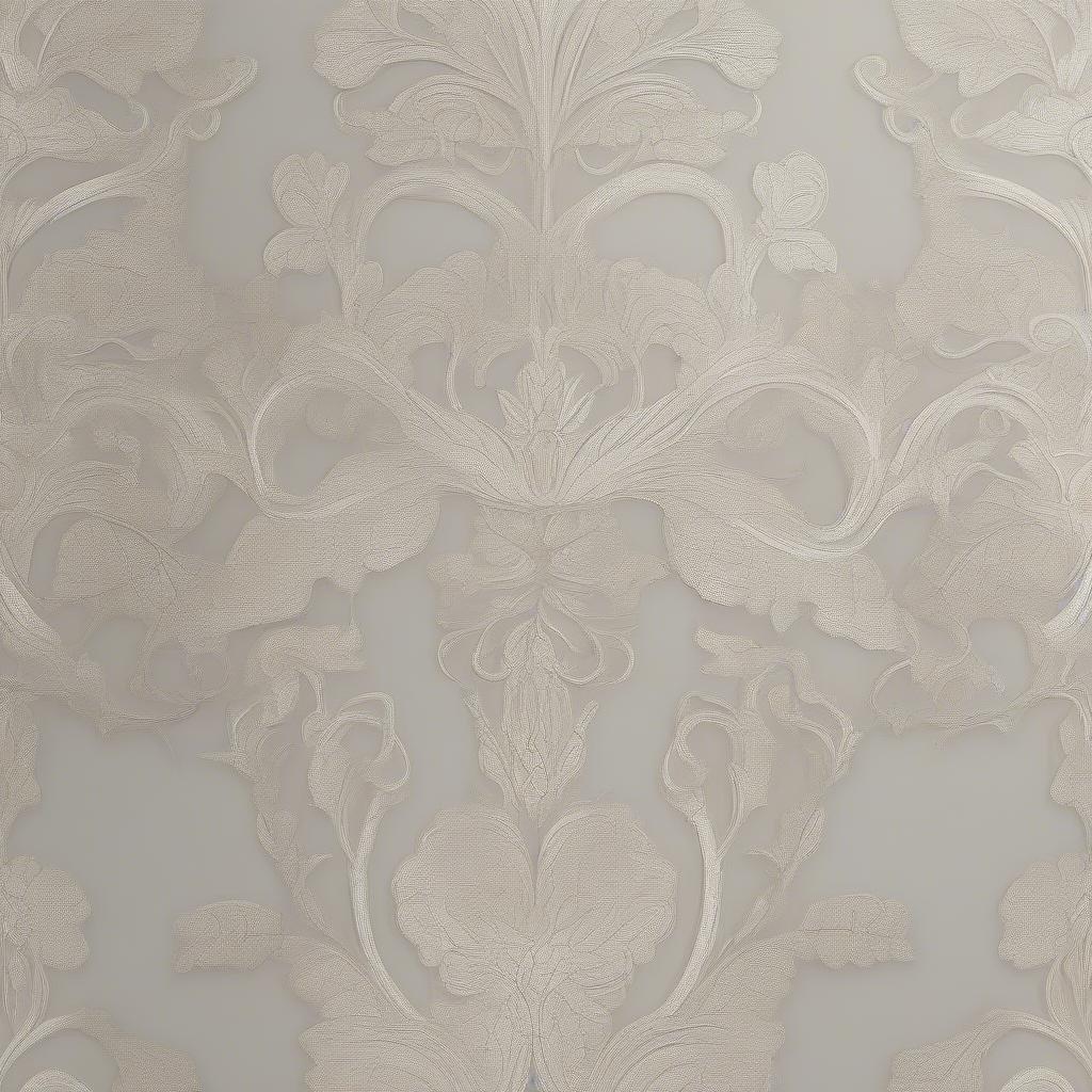 This intricate wallpaper boasts ornate patterns and decorative edges, making it a stunning choice for any room. The beige color gives a warm and neutral backdrop that's perfect for blending with a variety of furniture and decor styles.