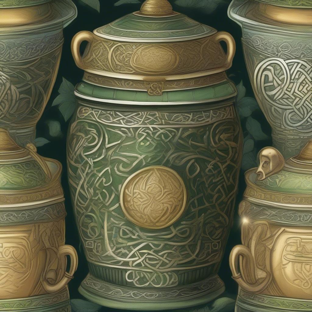 Celebrate St. Patrick's Day with these beautiful Irish vases, rich in Celtic design and symbolizing the luck of the Irish.