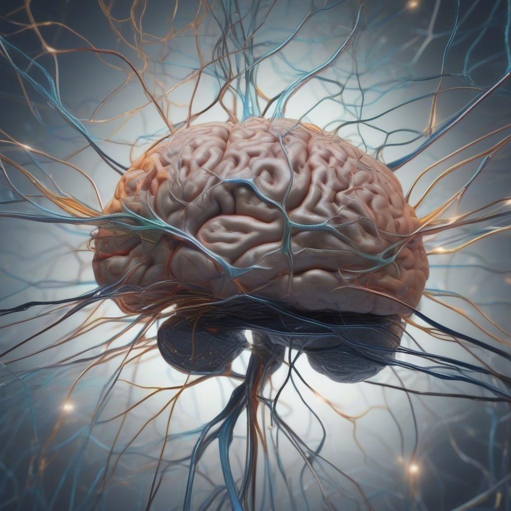 This wallpaper image showcases a stunning neural network, a complex system of interconnected brain cells that process and transmit information. The intricate details of the network are a testament to the beauty and complexity of the human brain.