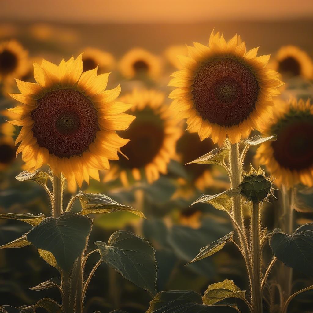 Brighten up your day with this stunning sunflower wallpaper, perfect for adding a touch of warmth and beauty to your desktop or mobile device.