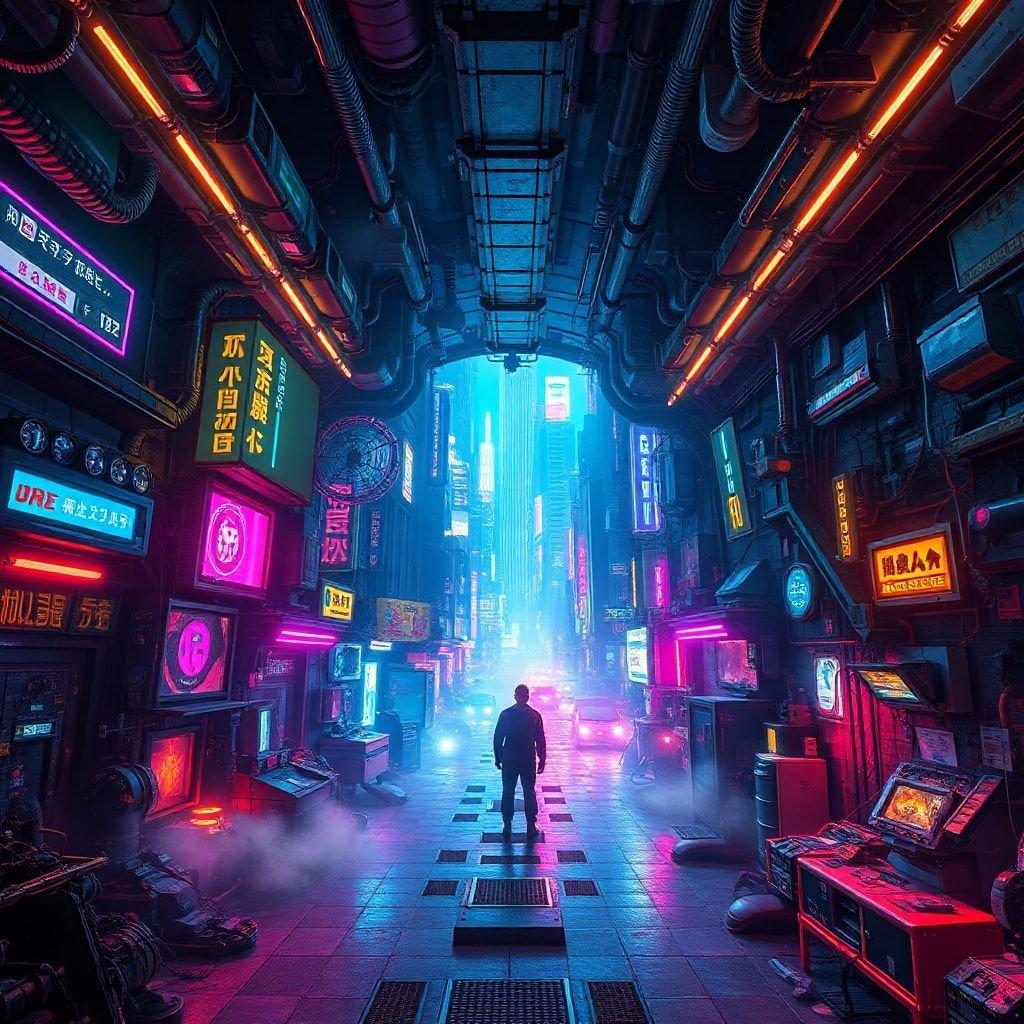 Este impresionante fondo de pantalla presenta un paisaje urbano futurista con un giro de superhéroe. Los colores vibrantes y la arquitectura elegante lo hacen perfecto para los fanáticos de los superhéroes y los paisajes urbanos por igual.