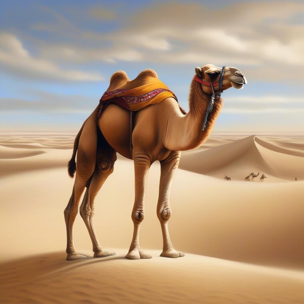 Explore the desert at dawn, riding a majestic camel through rolling sand dunes. The gentle hum of a traditional caravan sets the pace as you traverse the ancient paths of nomads.