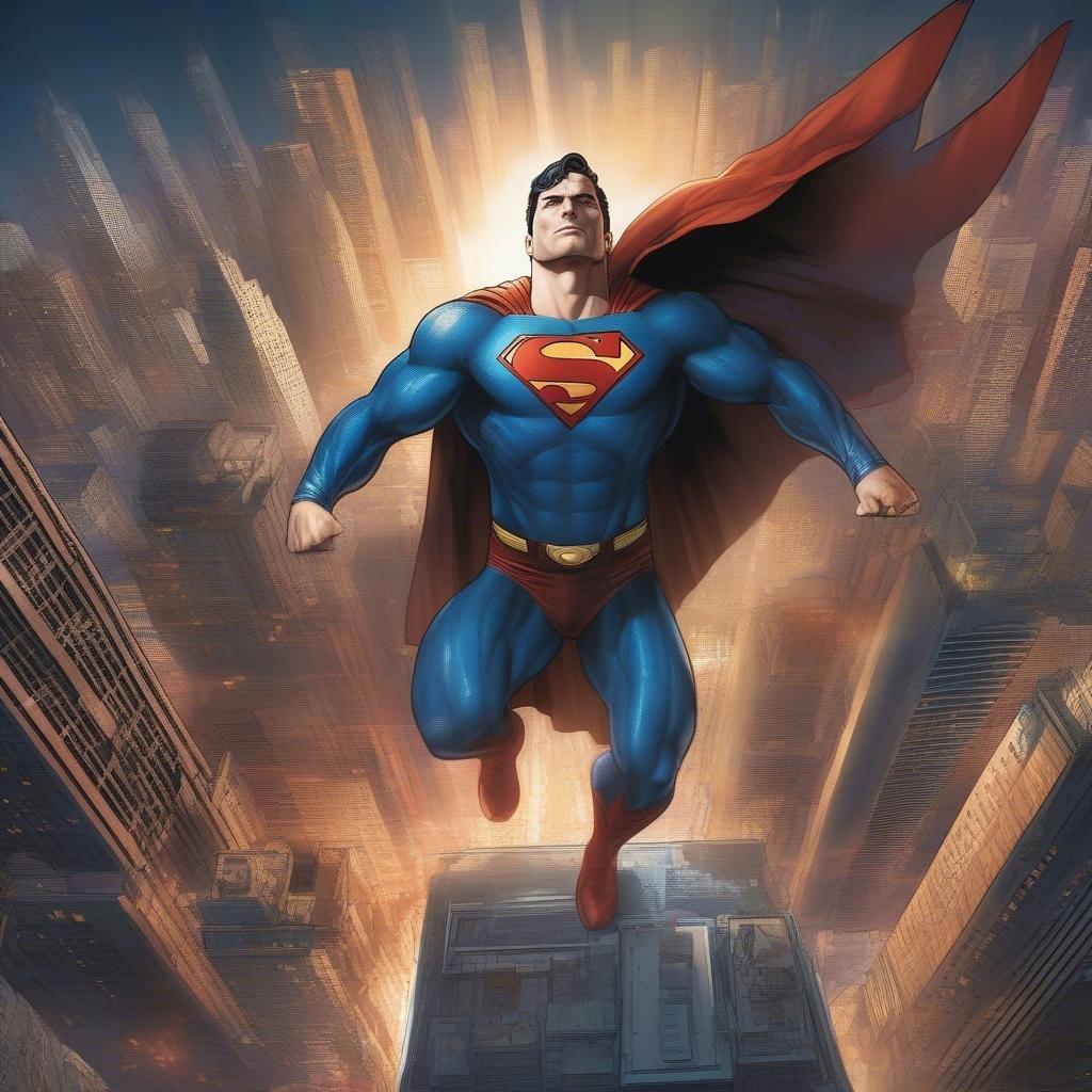 Unleash the power of the Man of Steel with this stunning Superman wallpaper, perfect for desktop and mobile devices.